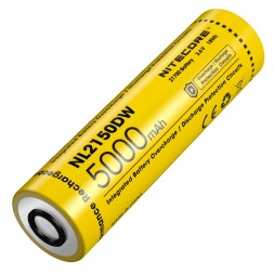 Nitecore NL2150DW, Acumulator 21700, Li-Ion, 5000 mAh, Dedicat Lanterna R40V2