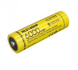 Nitecore NL2160HP, High Drain, Acumulator 21700, Li-Ion, 6000 mAh, 20A www.easylight.ro