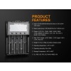 Fenix ARE-A4, Încărcător Universal Inteligent Acumulatori Li-Ion/Ni-MH/Ni-Cd