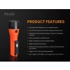 Fenix WF11E, Lanternă ATEX, Zona 0/1/2, 200 Lumeni, 185 Metri