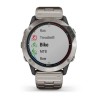 Garmin Quatix 6X Solar, Ceas Titanium