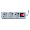 TED Electric, Prelungitor 3 prize schuko + Intrerupator cablu
