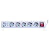 TED Electric, Prelungitor 5 prize schuko, 2 prize USB 2.0, Intrerupator cablu, 3x1mm