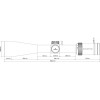 Kite Optics K6 HD 2-12X50 IRA4I-30MM, Lunetă armă