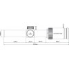 Kite Optics K6 HD 1-6X24 IRA4I-30MM, Lunetă armă