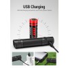 Klarus E2, Lanternă Profesională, Reîncărcabilă USB, 1600 Lumeni, 190 Metri