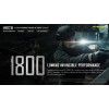 Nitecore MH12S, Lanternă, Reîncărcabilă USB-C, 1800 Lumeni, 294 Metri