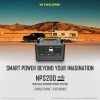 Nitecore NPS200, Stație încărcăre, 196.56 Wh, 54600 mAh