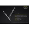 Nitecore NTP40, Creion Mecanic