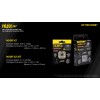 Nitecore NU05 V2 Kit, Lanterna Frontala Far Bicicleta, Reincarcabila USB-C, Led Alb 40 Lumeni, Led Rosu www.easylight.ro