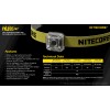 Nitecore NU05 V2 Kit, Lanterna Frontala Far Bicicleta, Reincarcabila USB-C, Led Alb 40 Lumeni, Led Rosu www.easylight.ro