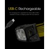 Nitecore NU25 2022, Lanterna Frontala, Reincarcabila USB-C, 400 Lumeni, 64 Metri www.easylight.ro