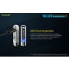 Nitecore TIKI GITD BLUE, Lanternă Breloc, 300 Lumeni, 71 Metri