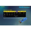 Nitecore TIKI GITD BLUE, Lanternă Breloc, 300 Lumeni, 71 Metri