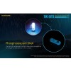 Nitecore TIKI GITD BLUE, Lanternă Breloc, 300 Lumeni, 71 Metri