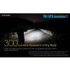 Nitecore TIKI GITD BLUE, Lanternă Breloc, 300 Lumeni, 71 Metri