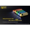 Nitecore Tube V2.0, Lanterna Breloc, Reîncărcabilă USB, Transparent, 55 Lumeni, 25 Metri