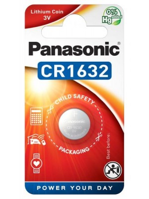 Panasonic CR-1632EL, Baterie Litiu CR1632, 3V, Blister 1