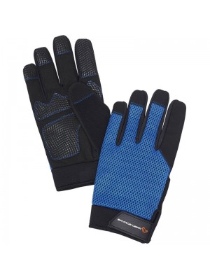 Savage Gear Aqua Mesh, Mănuși Culoare Albastră, Mărime M