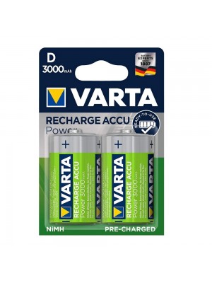 Varta 56720 Ready to Use, Acumulatori NiMH R20 (D), 3000 mAh, Blister 2