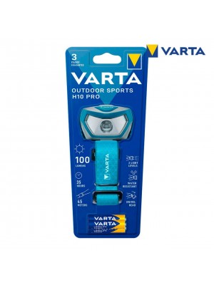 Varta Outdoor Sports H10 Pro, Lanternă Frontală, 100 Lumeni, 45 Metri