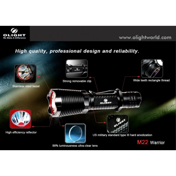 Lanterna LED tactica Olight M22