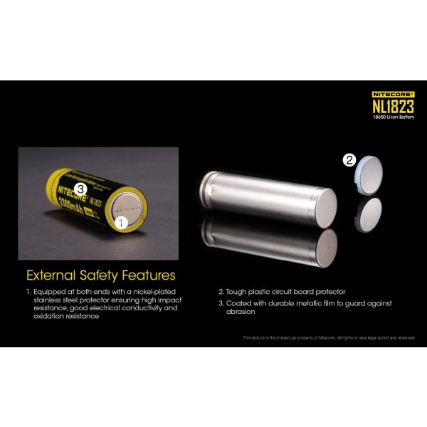 Acumulator Nitecore 18650 Li-Ion 2300 mAh NL1823