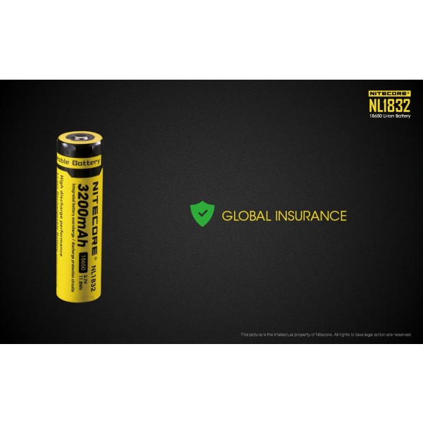Acumulator Nitecore 18650 Li-Ion 3200 mAh NL1832 cu PCB