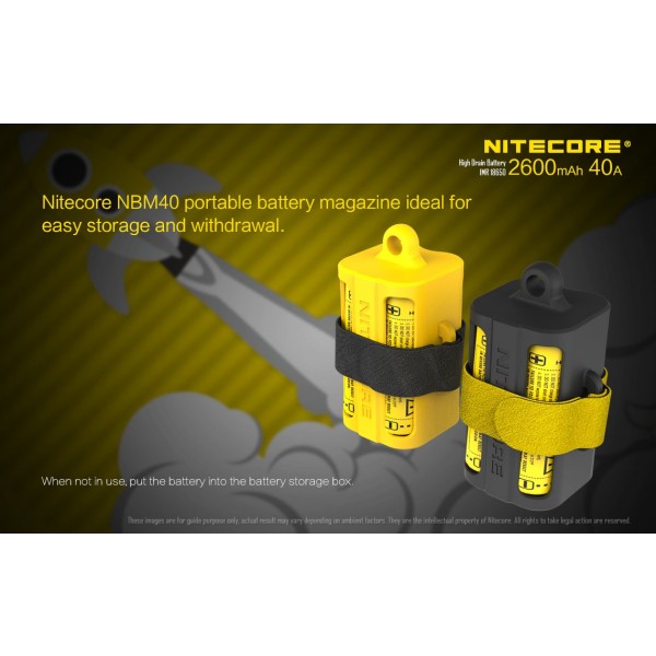 Acumulator Nitecore IMR18650 Li-Ion 2600 mAh 40A cu PCB