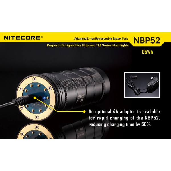 Acumulator Nitecore NBP52 pentru Nitecore TM; 