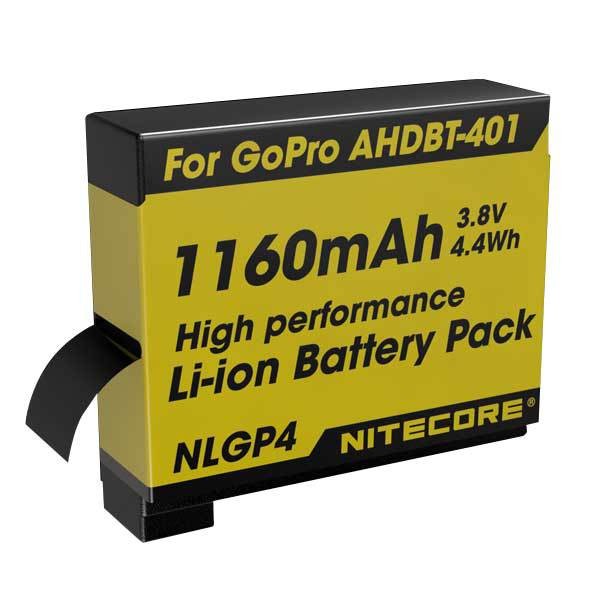 Nitecore NLGP4 (Acumulator pentru Camera GoPro HERO4)