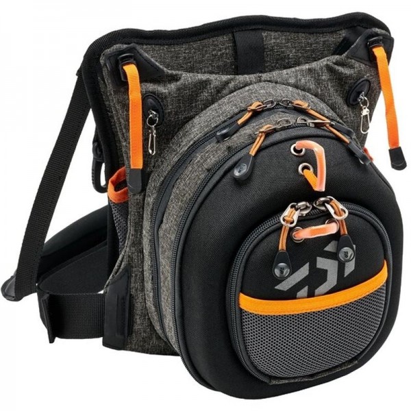 Daiwa Chest Pack, Geantă Gri/Portocaliu
