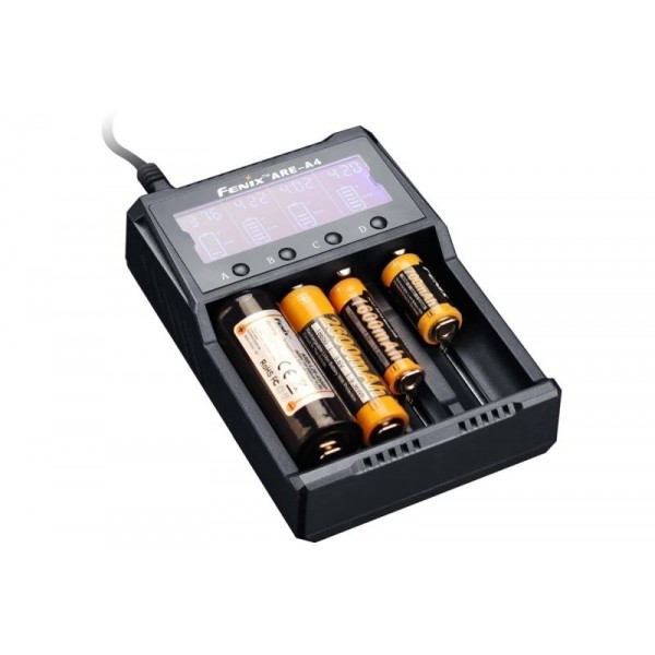 Fenix ARE-A4, Încărcător Universal Inteligent Acumulatori Li-Ion/Ni-MH/Ni-Cd