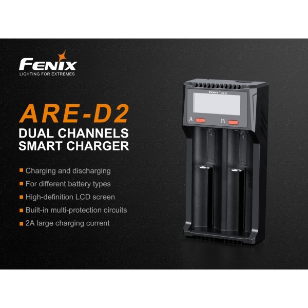 Fenix ARE-D2, Încărcător Universal Inteligent, 2 Canale Încărcare