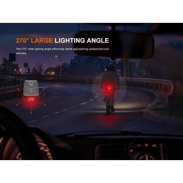 Fenix BC06R, Stop Bicicleta, Reincarcabila USB-C, 90 Lumeni, 100 Metri www.easylight.ro