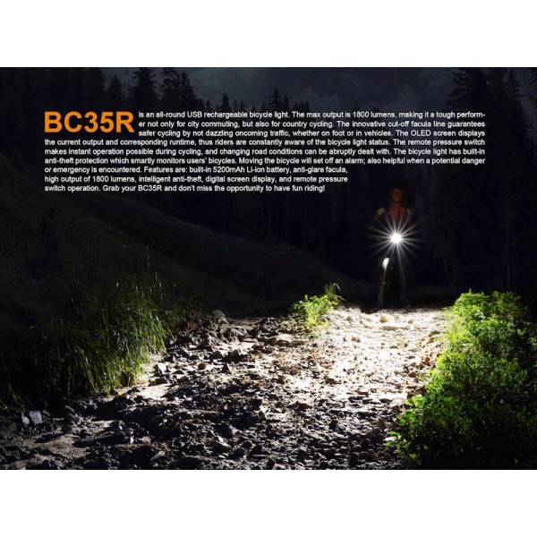 Fenix BC35R, Lanterna Bicicleta