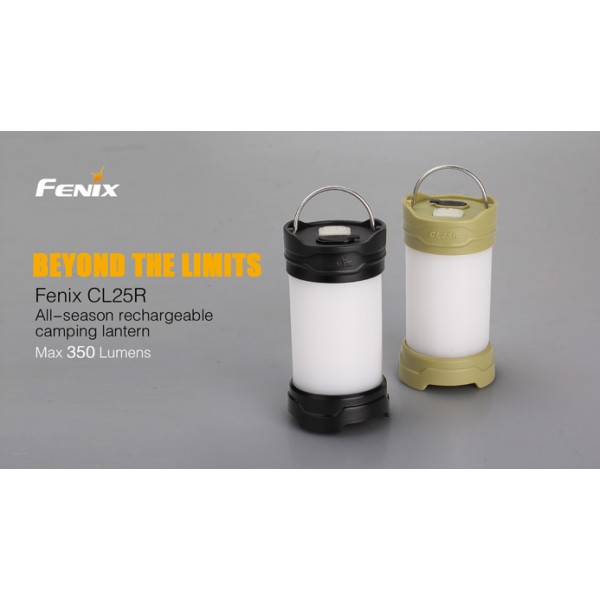 Fenix CL25 R Lanternă Reîncărcabilă pentru Camping (Neagră)