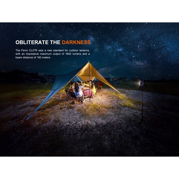 Fenix CL27R, Felinar, Reincarcabil USB-C, 1600 Lumeni, 180 Metri www.easylight.ro