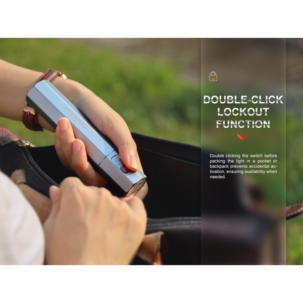 Fenix E-CP, Lanterna, Reincarcabila USB-C, 1600 Lumeni, 222 Metri, Functie Powerbank www.easylight.ro