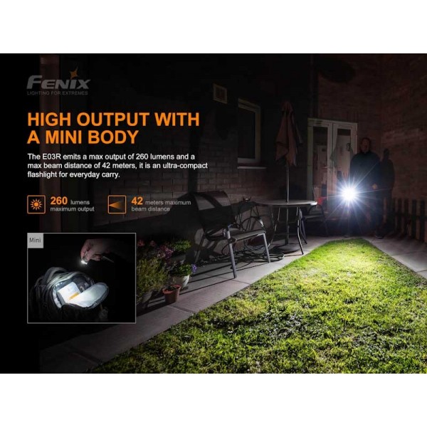 Fenix E03, Lanterna Led 