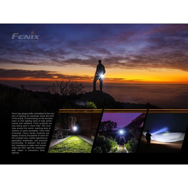 Fenix E12 V2.0, Lanternă, 160 Lumeni, 68 Metri