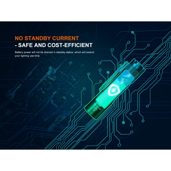 Fenix E12 V3.0, Lanterna EDC, 200 Lumeni, 78 Metri www.easylight.ro