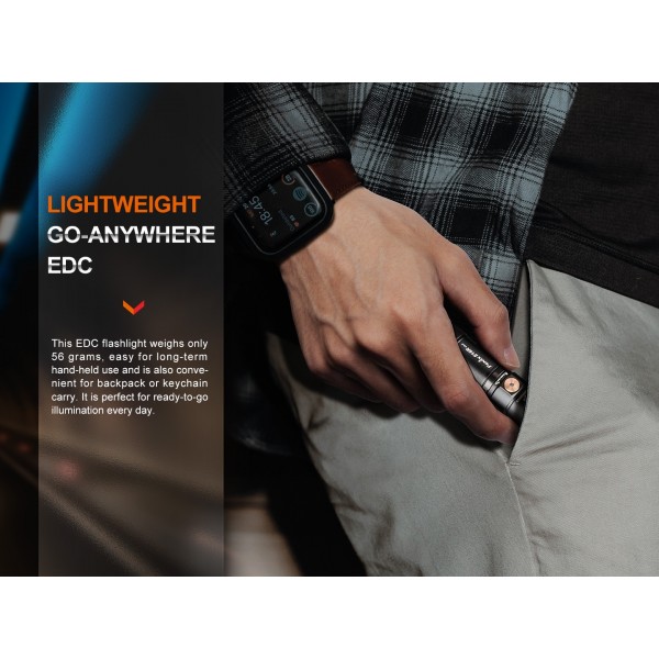 Fenix E18R V2.0, Lanternă Profesională, Reincarcabila USB-C, 1200 Lumeni, 146 Metri www.easylight.ro