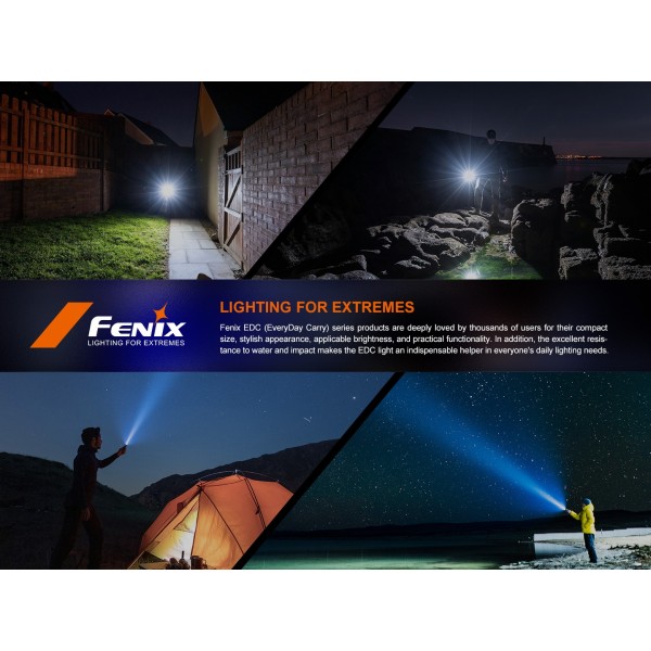 Fenix E18R V2.0, Lanternă Profesională, Reincarcabila USB-C, 1200 Lumeni, 146 Metri www.easylight.ro
