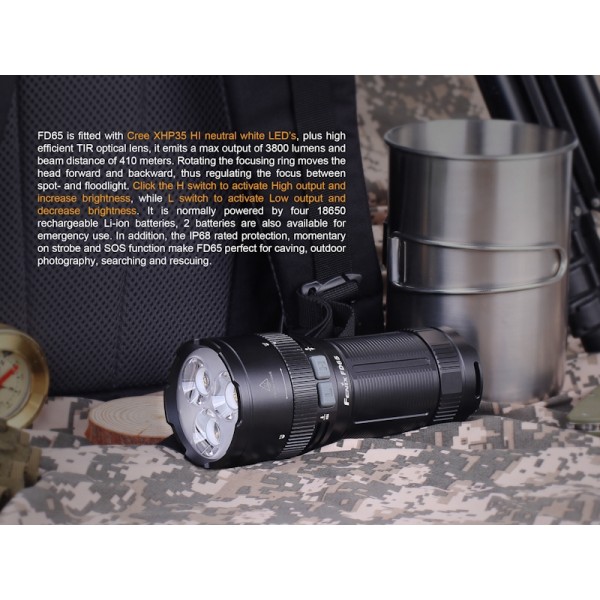 Fenix FD65, Lanternă Led 