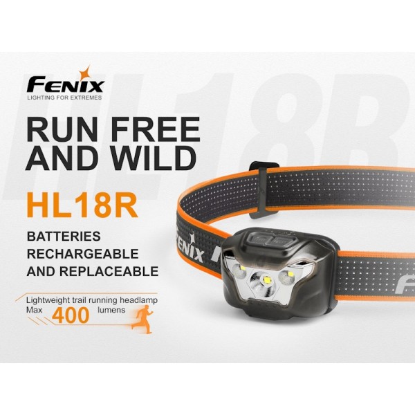 Fenix HL18R, Lanterna Frontala