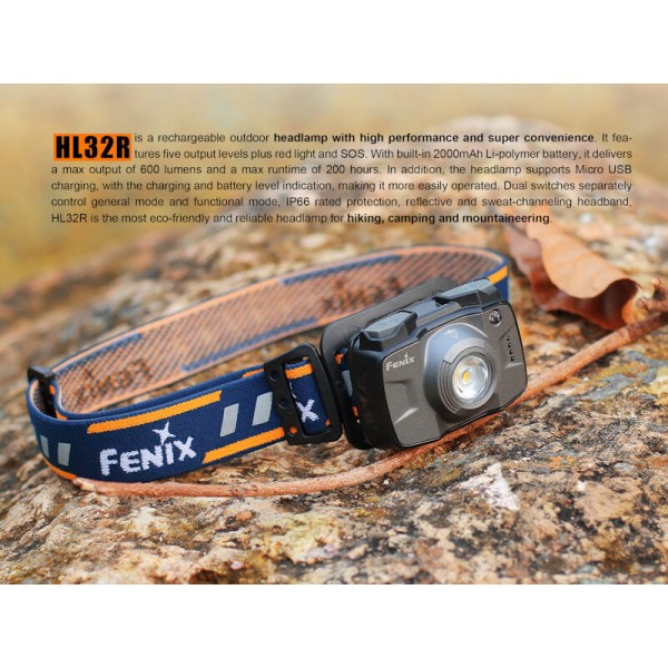 Fenix HL32R, Lanternă Frontală