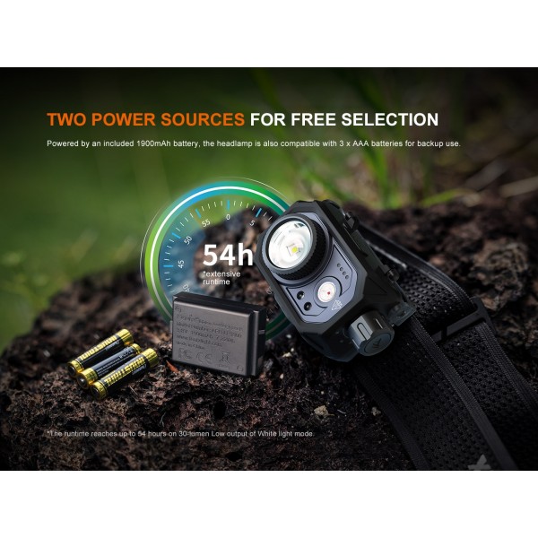 Fenix HL45R, Lanterna Frontala, Reincarcabila USB-C, 1000 Lumeni, 220 Metri www.easylight.ro
