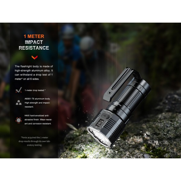 Fenix LR60R, Lanternă Profesională, Reîncărcabilă USB-C, 21000 Lumeni, 1085 Metri