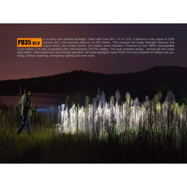 Fenix PD35V2.0, Lanternă Led